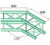 Traverse 4 points coin 135 ° Alutruss DECOLOCK DQ4-PAC23