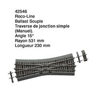 Traverse de jonction simple Ballast Souple-HO 1/87-ROCO 42546