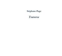 Traverse - Stéphane Page - Dernier Telegramme - broché - Poésie