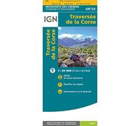 Traversée De La Corse Gr20 1:50 000