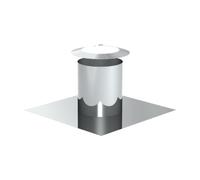 Traversée de toit plat avec larmier - double paroi - TEC-DW-Classic 150mm