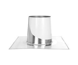 Traversée de toit plat conique avec larmier - double paroi - TEC-DW-Classic 300mm