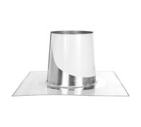 Traversée de toit plat conique avec larmier - double paroi - TEC-DW-Classic 80mm