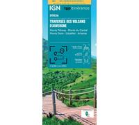 Traversee des volcans d'auvergne - - Collectif - Ign Institut Geographique National - Atlas / carte