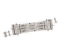 Traversée-jonction double (H0) Voie Rocoline (sans ballast) 230 mm Roco 42451