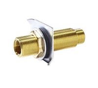 Traversée murale pour cloison sèche - Filetage intérieur : 1/2" - Filetage extérieur : 3/4" - Avec plaque à griffes