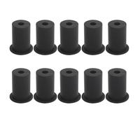 Traversée Murale pour pour Trou Mural de 25,4 Mm, Boîtier de Routage de Câbles Starlink, Prise de Câble de Traversée pour Trou Mural, Jeu de Bagues d'étanchéité en (Black)