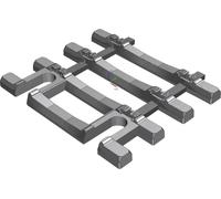 Piko Traverses de voie H0 Voie A 31 mm 55151 12 pièces