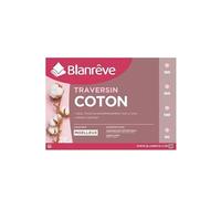 BLANREVE Traversin en coton - 140 cm - Blanc