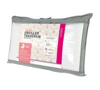 Traversin plat 80x35 cm ASCONA mousse à mémoire de forme visco