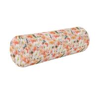 Traversin pour les jambes, table de massage, cervical, oreiller rond, taie d'oreiller de voyage, coussin cylindrique, forme de fleur de prunier en Chine, fleurs d'été