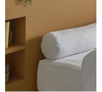 Traversin Vancouver 140 cm - 100% Polyester - Blanc
