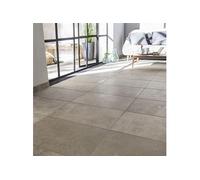 Travertin sol et mur intenso effet pierre beige foncé Travertin l.40.6 x L.61 cm