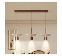 Travertine Pendant Light Kitchen Island Chandelier Natural Stone Marble Wood Dining Bedroom Bedside Aisle Hanging Lamp
