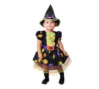 Travis Designs Toddler Girl Halloween Cauldron Cutie Sorcière Déguisement 12-18 Mois