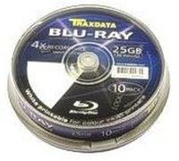 Traxdata 90L753ITRA006 disque vierge Blu-Ray BD-R 25 Go 10 pièce(s)