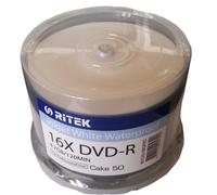 Traxdata DVD-R 4,7 Go 16 x White Waterproof Glossy Ink/Thermal Print Cake * 50