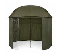 TRAXIS Eco Umbrella + Zip-on tent 250cm - Protection indestructible pour les pêcheurs sous la pluie, le soleil et le vent