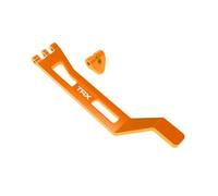 Traxxas 10726-ORNG Mini Maxx Support de batterie en aluminium avec poteau, orange