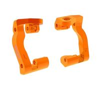 Traxxas 10733-ORNG Mini Maxx Blocs de roulettes en aluminium, L & R, orange