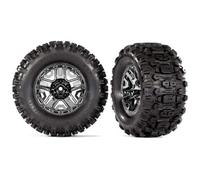 Traxxas 2 Roues Sledgehammer Noir / Chrome 2.8" Hoss TRX9072