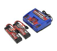 Traxxas 2990 intérieur Noir, Bleu, Rouge - Chargeur (intérieur, polymère de Lithium, Nickel métal hydrure, polymère de Lithium, 500 - 500 mA, 100 - 240 V, Noir, Bleu, Rouge)