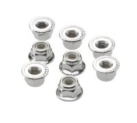 Ecrous nylstop acier epaules 4mm (8)