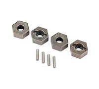 Traxxas 4 hexagones de Roue Acier 12mm Avant/arrière pour 9080 9069