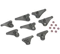 Traxxas 5358 Jeu de Bras à Bascule Progressive-2 (90-T) Entretoises (Alum Rouge) (8)