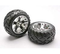 Traxxas 5576r Pneu et Roue Modèle de Voiture pièces, Chrome, 17 mm