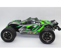 Traxxas 67097-4 Vert RC Rustler 4x4 VXL Ultimate Brushless Vert 1:10 NEUF OVP