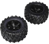 Accessoire modélisme Traxxas 2 roues X Maxx 8S noires - TRX7772X
