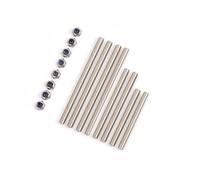 Traxxas Axes de Triangles Complet Avant et arrière Acier (pour 9080) - 9042X