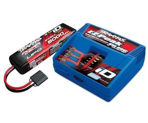 Traxxas Batterie LiPo 2970-3S 11,1 V avec chargeur, 25 C 5000 mAh