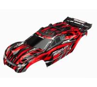 TRAXXAS Body, Rustler 4X4, Red (assembled w/body mounts) (TRX6718)