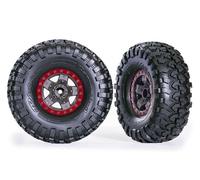 TRAXXAS Canyon Chemin 5.3x2.2 Reifen Sur TRX-4 Jantes Gris, Rouge (2) /