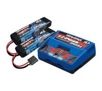 Traxxas Chargeur Double Sortie Id 100w 2972g + 2x Lipo 7.4v 7600mah 2869x-Traxxas-Traxxas