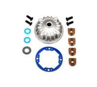 Traxxas différentiel de Centre du boîtier (Aluminium)/Joints en X (2)/Joint de Bague de Rapport/bagues (2)/rondelles revêtues de PTFE 5 x 10 x 0,5 mm (2)/2,5 x 8 CCS (4) (TRX6781).