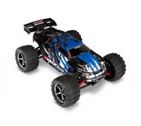 Traxxas E-Revo 4x4 1:16 RTR Monster Truck bleu TSM VXL-3m Brushless avec batt...