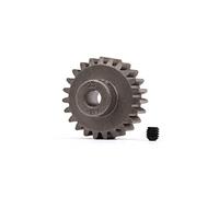 Traxxas Engrenage, pignon 23-T (pas métrique 1.0) (convient à l'arbre de 5 mm) / vis de réglage (pour une utilisation uniquement avec engrenages droit en acier) 6481X