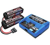 Traxxas EZ-Peak Live + 2X LiPo-Batterie Rechargeable Modellbau-Ladegerät 12A LiPo, NiMH Minus-Delta-U Abschaltung, A