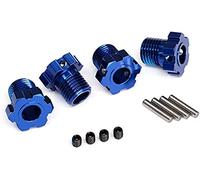 Hexagones de roues anodisés bleus 17mm (4) - Traxxas TRX8654