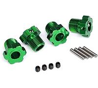 TRAXXAS 8654G Pagaies Vertes E-Revo 2.0 / Roue Hubs Cannelé 17MM Vert