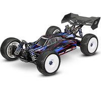 Traxxas JATO 4x4 VXL 1:8 Brushless 4S RTR Buggy - Bleu avec pièces HD et 100 km/h