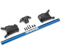 Traxxas Kit de Renfort Chassis Long Rustler et Slash 4x4 VXL 6730X Bleu