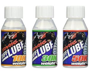 Traxxas Kit d'huile différentielle 5136X (1 chacun : Poids 10K, 30K, 50K), TRA5136X