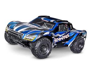 TRAXXAS Maxx Slash 4WD 1:7 Camion de course court RTR avec VXL-6S Brushless sans batterie/chargeur Bleu