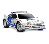 Traxxas Mini-Rally Vxl 4x4 Bleu Ford RS200 Rtr +2S+3S Lipo / 4A Chargeur Spar De
