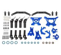 Traxxas Upgrade kit de Transmission renforcé Bleu - Hoss/Slash/Rustler 4X4 9080X