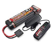 Traxxas Pack Chargeur 2969G + 1 x NI-MH 8,4V 3000MAH 2923X Long Prise